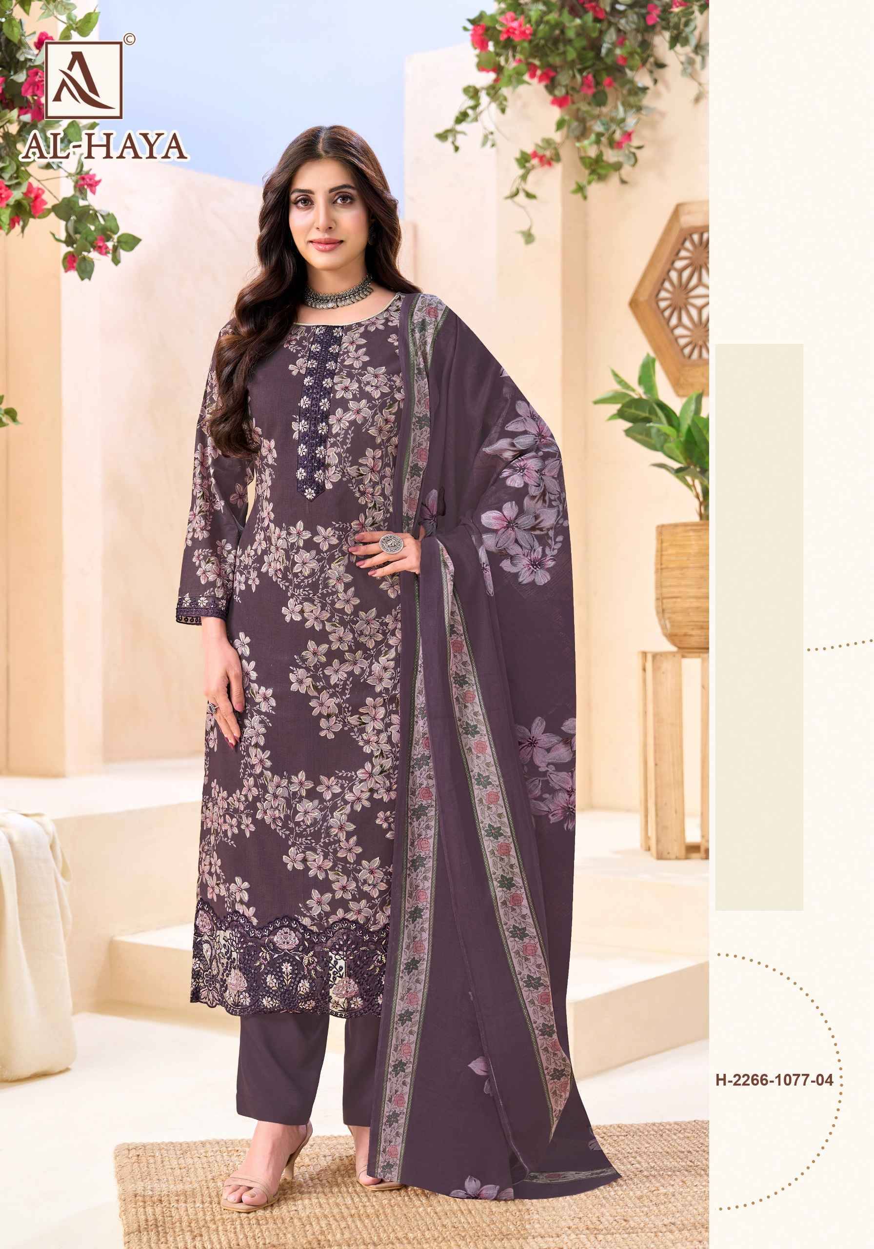 AL-HAYA 1077 Series By Alok 01 to 06 Series Beautiful Stylish Festive Suits Fancy Colorful Casual Wear & Ethnic Wear & Ready To Wear Heavy Cotton Print Dresses At Wholesale Price